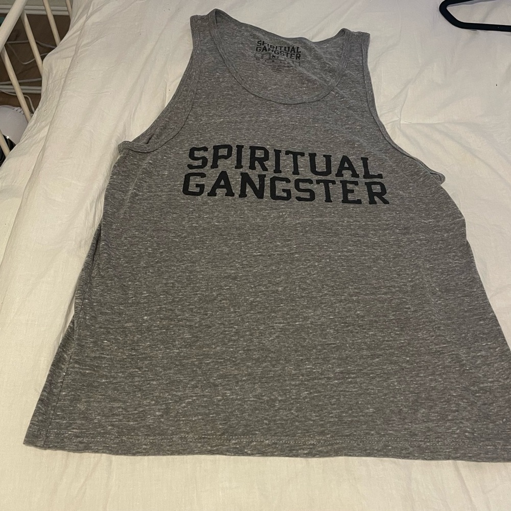 Gray Spiritual Gangster Unisex Tank M